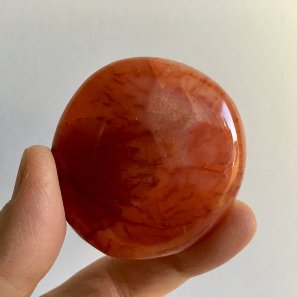 Carnelian Palm Stone - 17.99