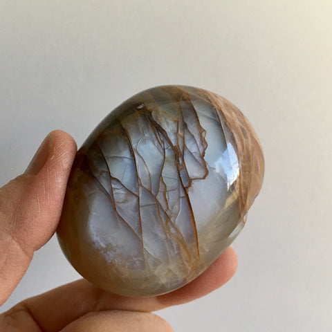 Peach Grey Moonstone - 39.99