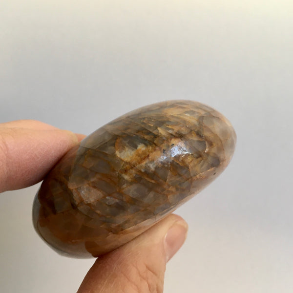Peach Grey Moonstone - 39.95