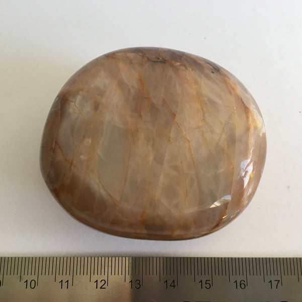 Peach Grey Moonstone - 39.95