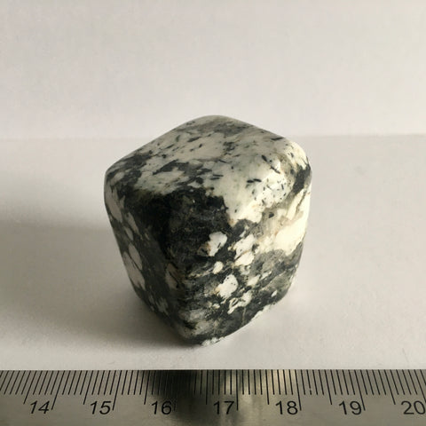 Albite + Black Tourmaline + Quartz Nugget - 9.98