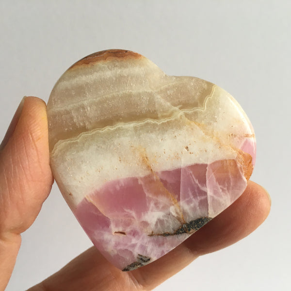Pink Aragonite Heart - 39.97