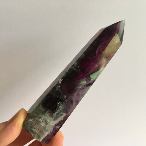 Banded Fluorite Palm Stone - 27.95