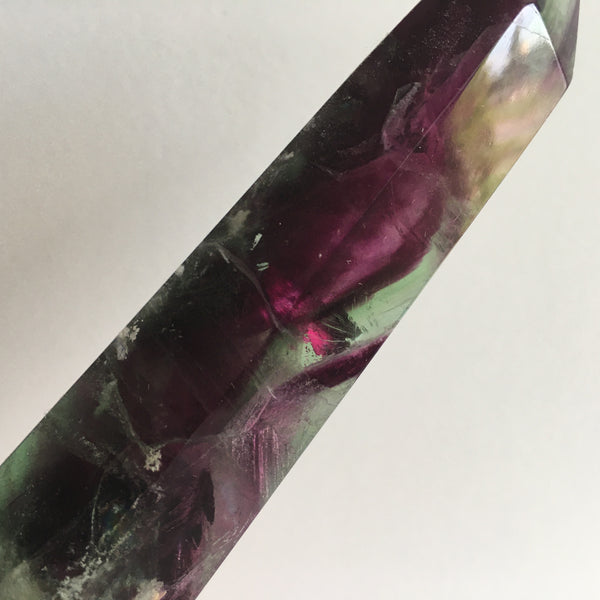 Banded Fluorite Palm Stone - 27.95