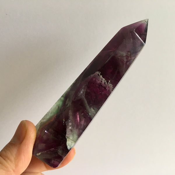Banded Fluorite Palm Stone - 27.95