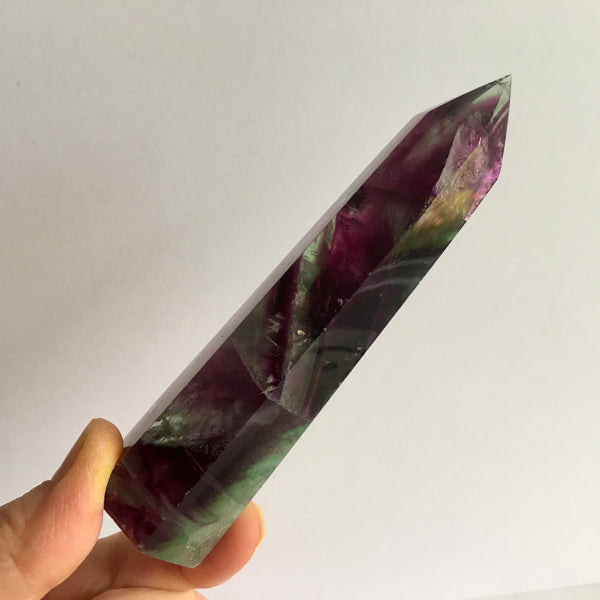 Banded Fluorite Palm Stone - 27.95