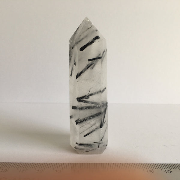 Black Tourmaline in Quartz Tower - 29.95