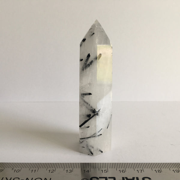 Black Tourmaline in Quartz Tower - 29.95