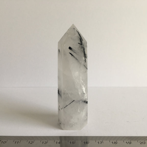 Black Tourmaline in Quartz Tower - 29.95