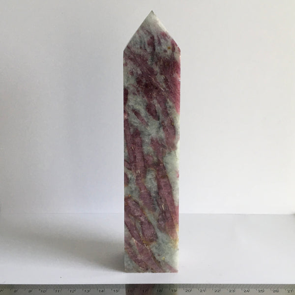 Pink Tourmaline in Quartz Tower - 189.95