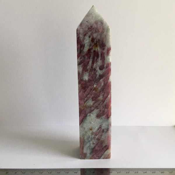 Pink Tourmaline in Quartz Tower - 189.95
