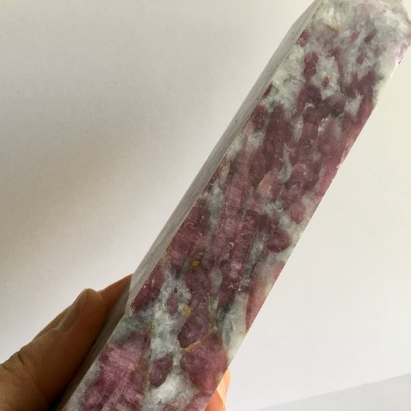 Pink Tourmaline in Quartz Tower - 189.95
