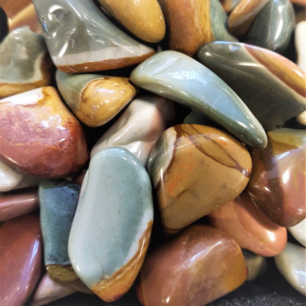 Polychrome Jasper Tumbled 2.99 now 1.99!