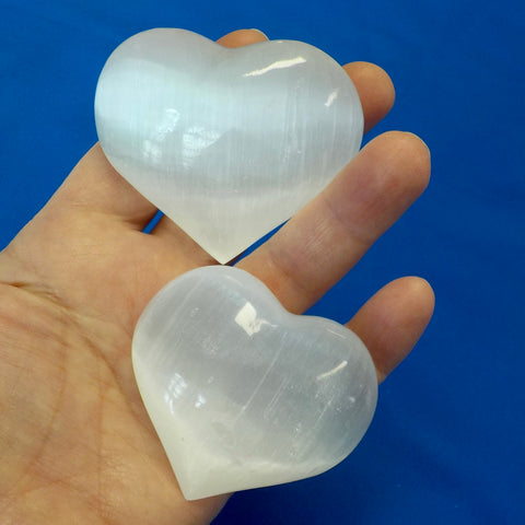 Selenite Heart - 11.99 - SALE PRICE IS 9.99