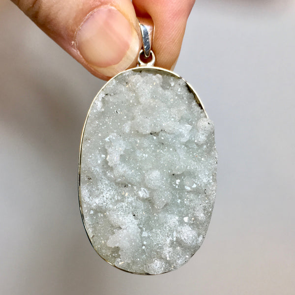 Quartz Druzy Pendant - 38.49 now 19.99