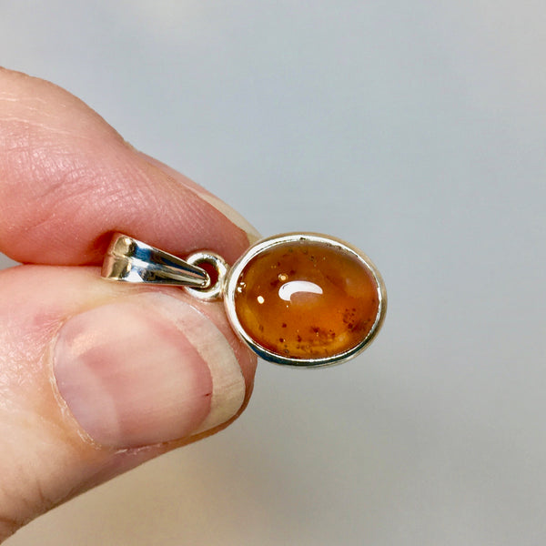 Hessonite Garnet Pendant - 24.99