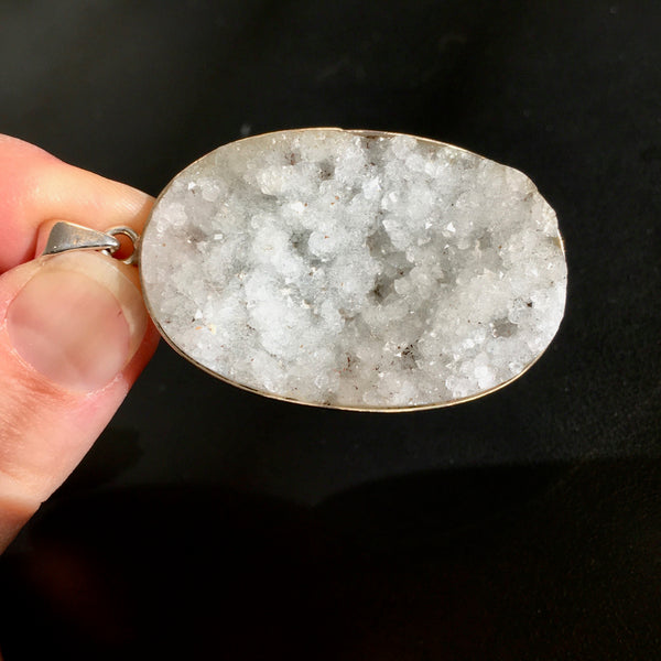 Quartz Druzy Pendant - 38.49 now 19.99