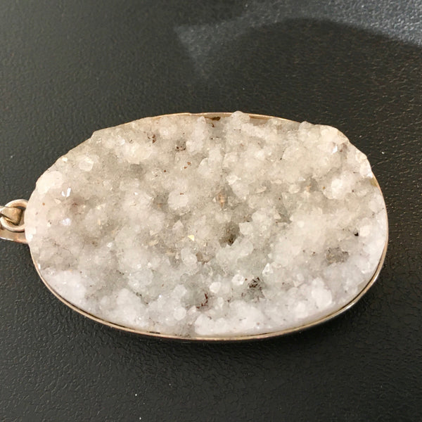 Quartz Druzy Pendant - 38.49 now 19.99