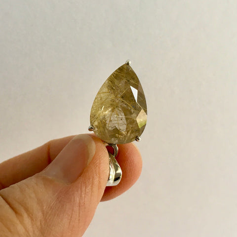Golden Rutilated Quartz Pendant - 99.00