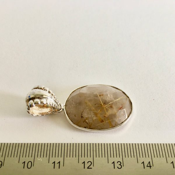 Rutilated Quartz Pendant - 14.99