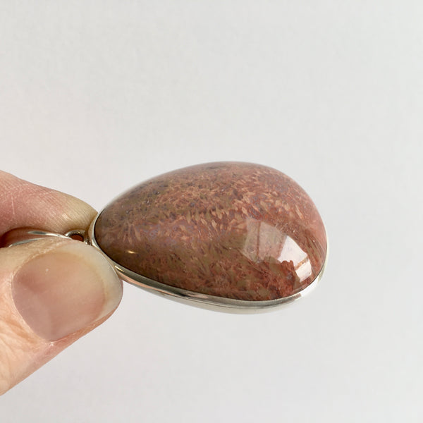 Sea Urchin Fossil Pendant - 46.96 reduced to 39.96