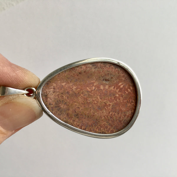 Sea Urchin Fossil Pendant - 46.96 reduced to 39.96