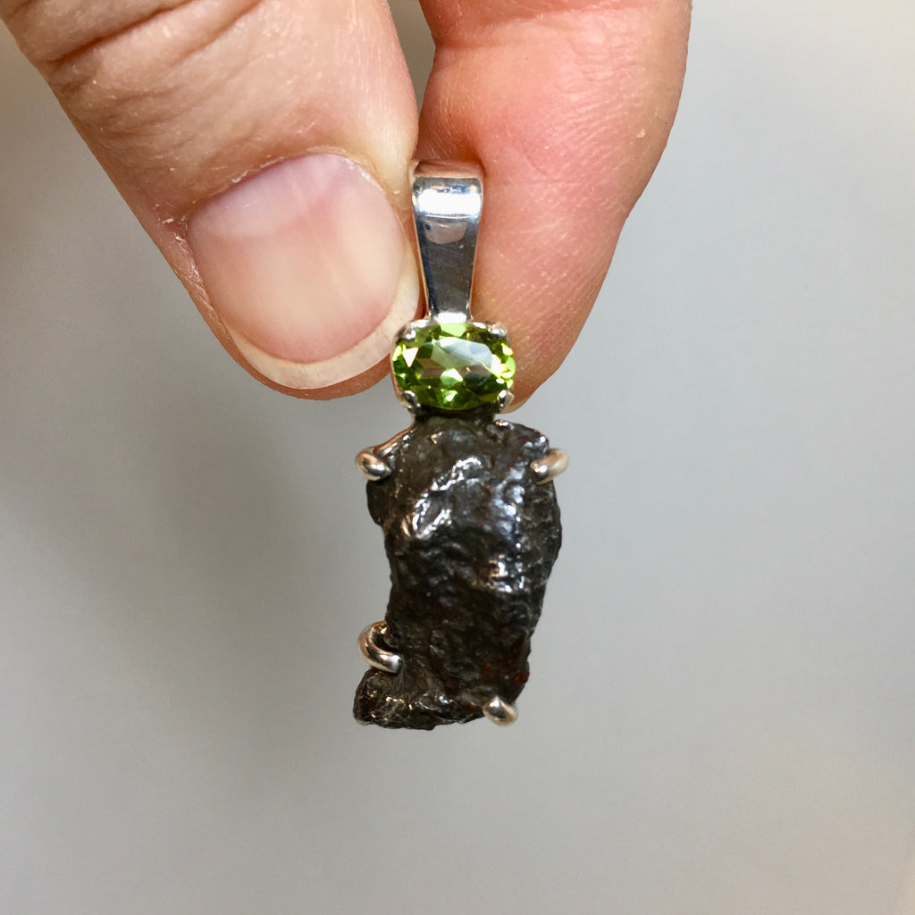 Meteorite Peridot Pendant - 71.99