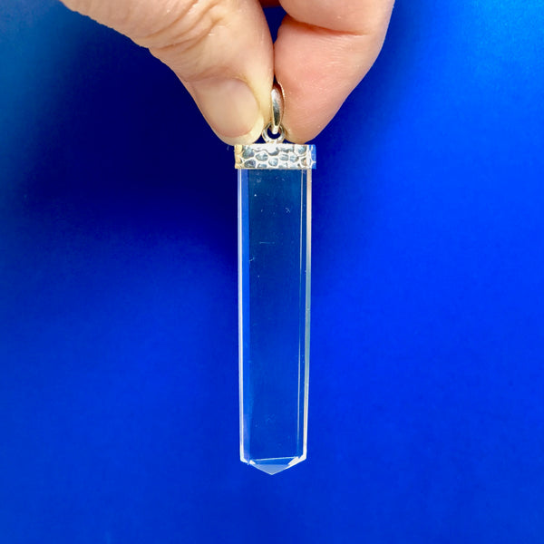 Clear Quartz Tabular Pendant - 28.99