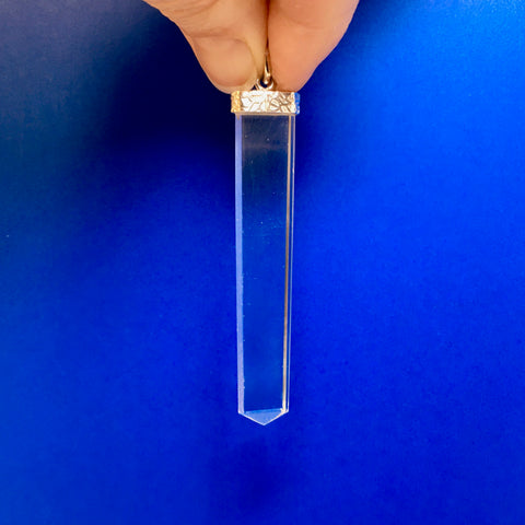 Clear Quartz Tabular Pendant - 35.99