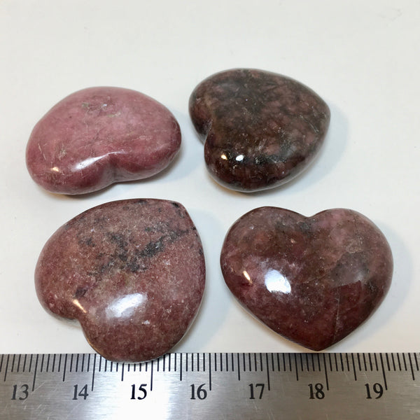 Rhodonite Heart - 10.99