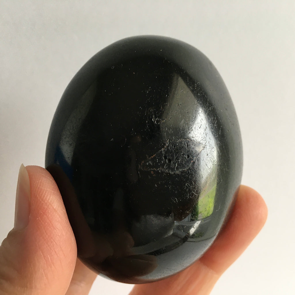 Black Tourmaline Palm Stone - 39.99