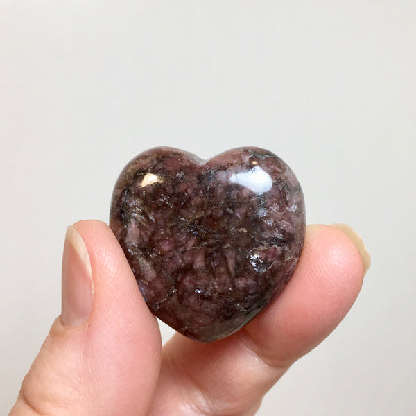 Rhodonite Heart - 10.99