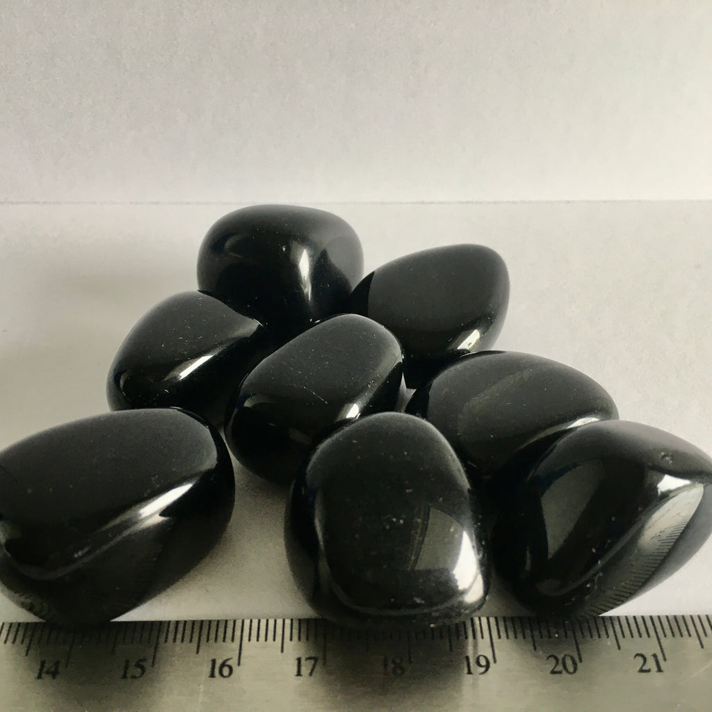 Black Obsidian Tumbled - 4.49