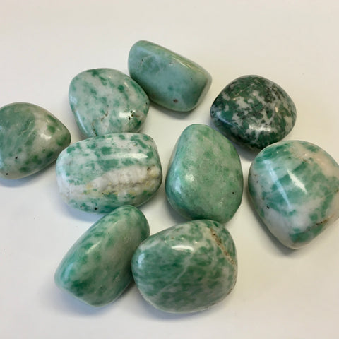Fuchsite in Quartz Tumbled - 6.99