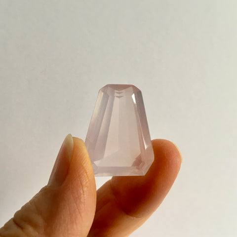 Facetted Rose Quartz Crystal - 34.94