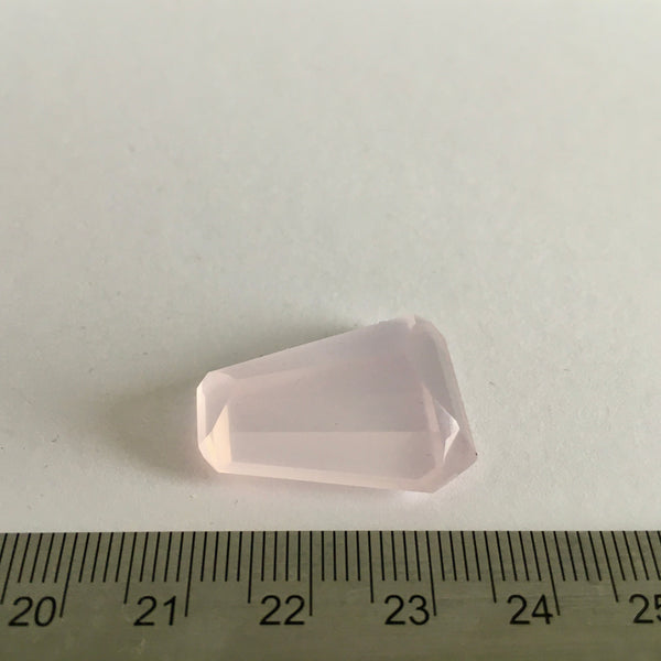 Facetted Rose Quartz Crystal - 34.94
