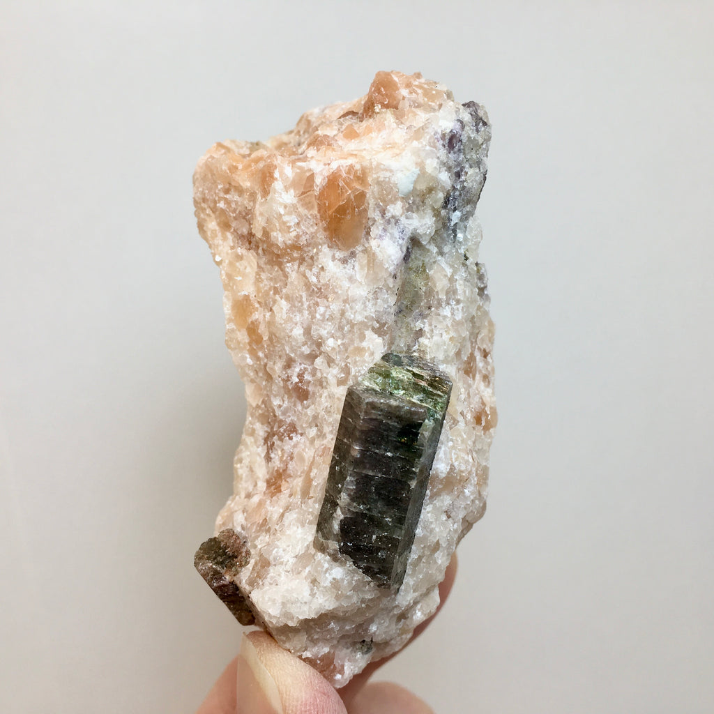 Orange Calcite Apatite - 9.97