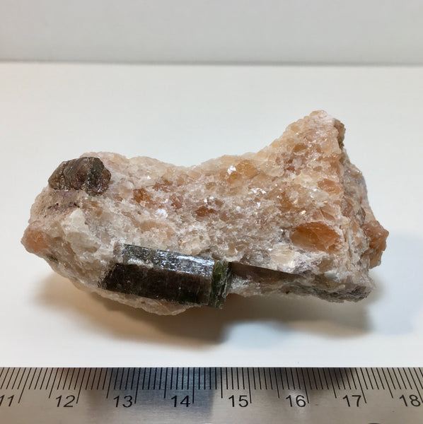 Orange Calcite Apatite - 9.97