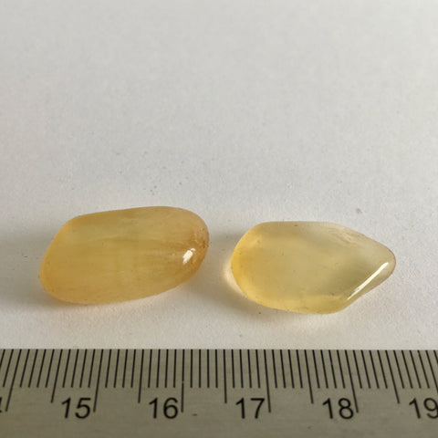 Yellow Fluorite Tumbled - 2.99