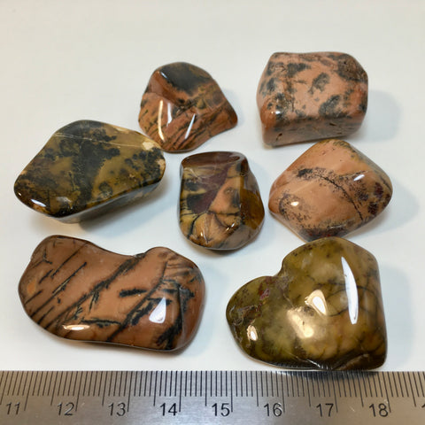 Yellow Feather Jasper Tumbled - 2.99