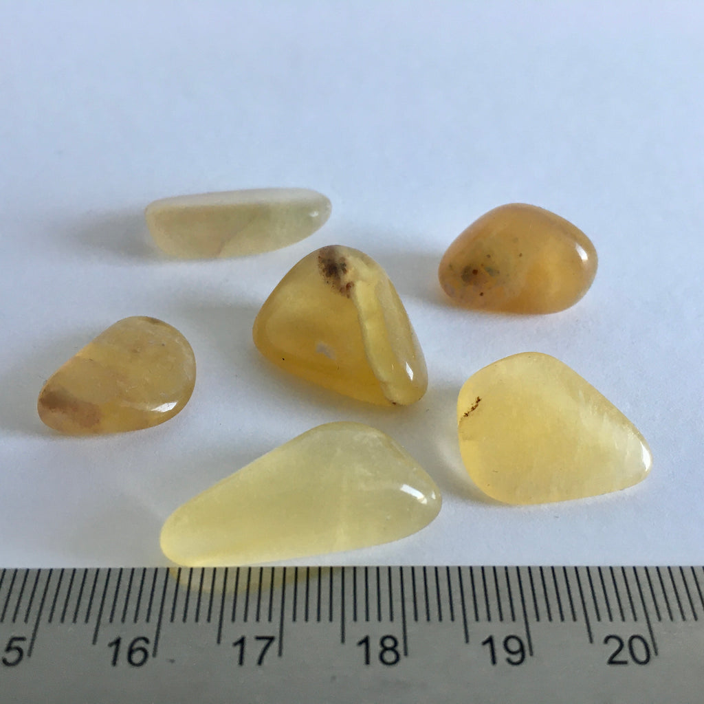 Yellow Fluorite Tumbled - 0.99