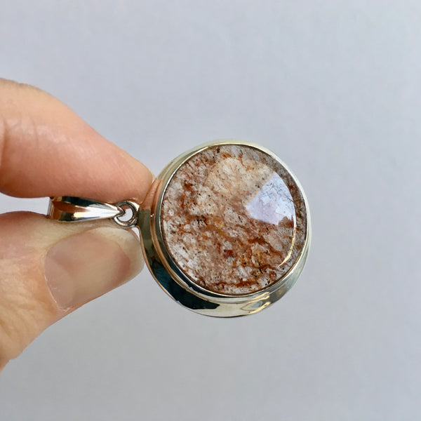 Red Moss Agate Pendant - 39.99