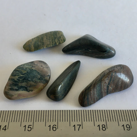 Moody Green Jasper Tumbled - 0.99