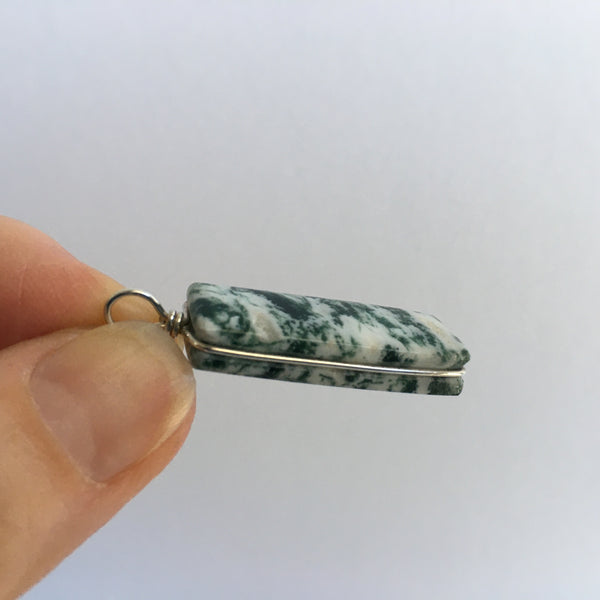 Dendritic or Tree Agate Pendant - 27.99