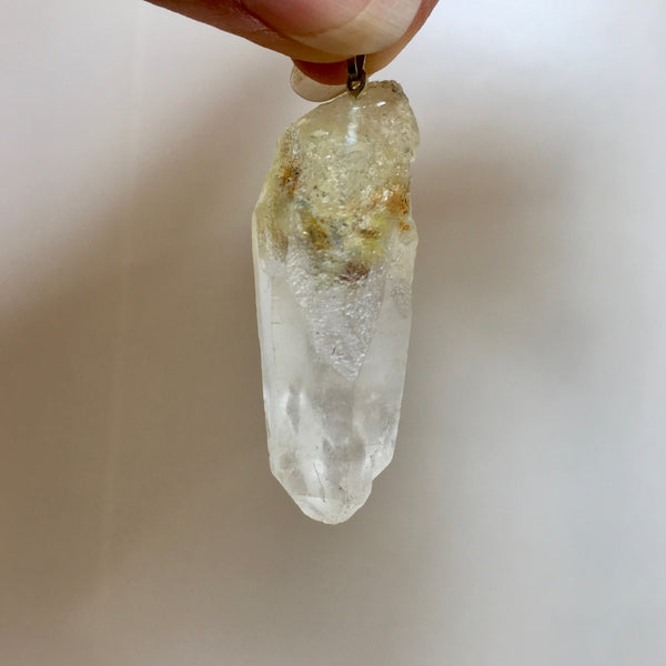 Sulphur Phantom Quartz Pendant - 17.99