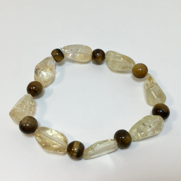 Citrine and Tiger Eye Bracelet - 19.99 reduced to 8.79