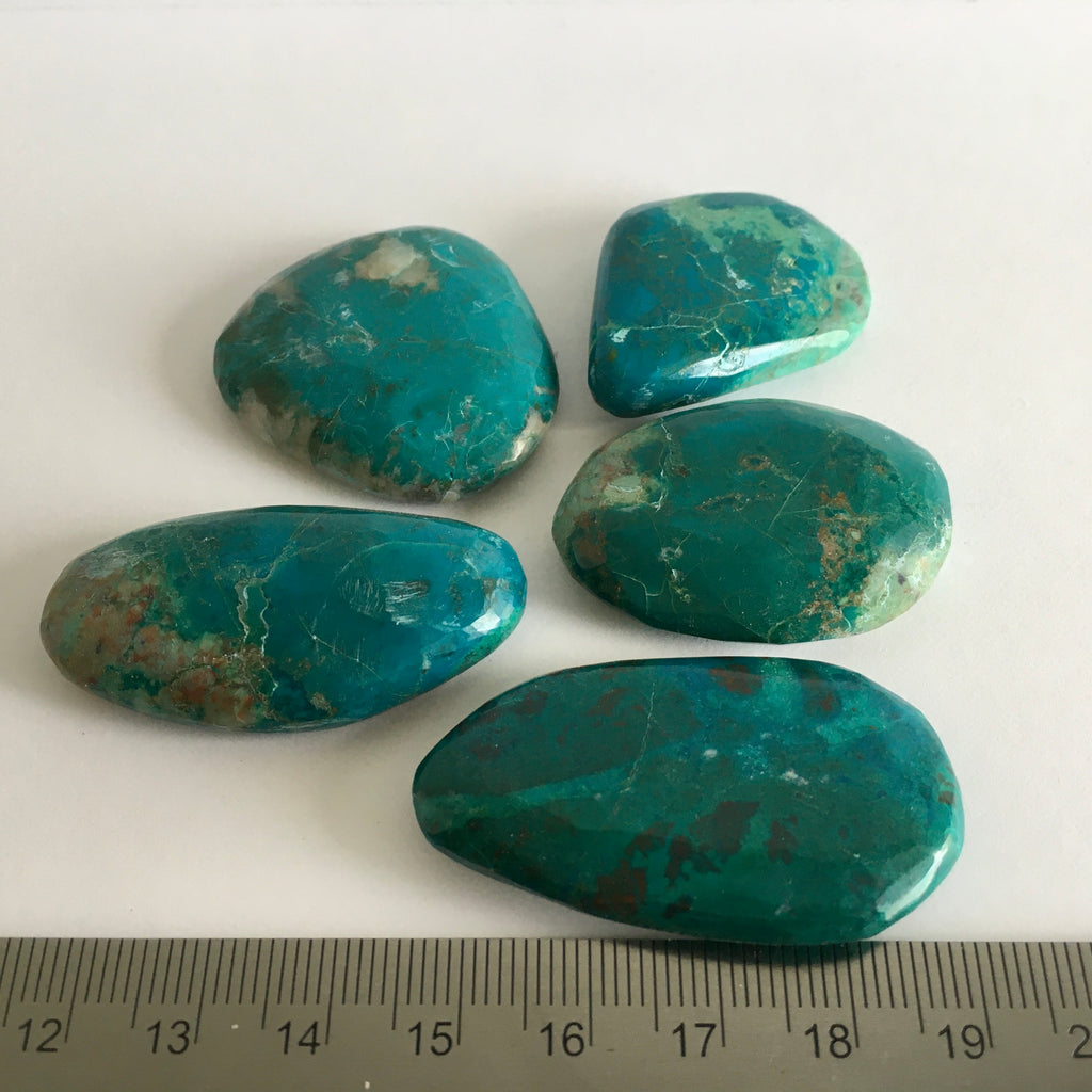 Chrysocolla Polished Stones - 6.99