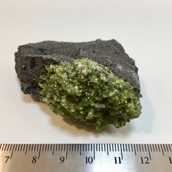 Peridot Olivine on Basalt - 15.99