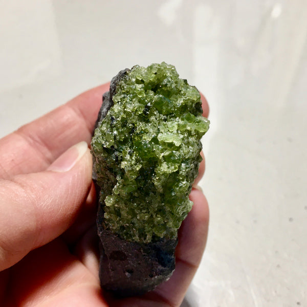 Peridot Olivine on Basalt - 15.99