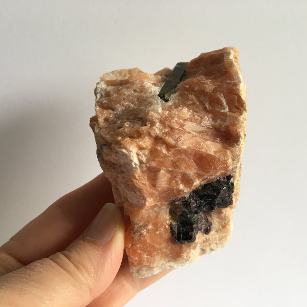 Orange Calcite Apatite Fluorite- 14.99
